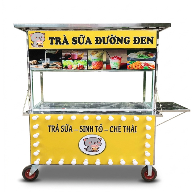 Xe trà sữa màu vàng