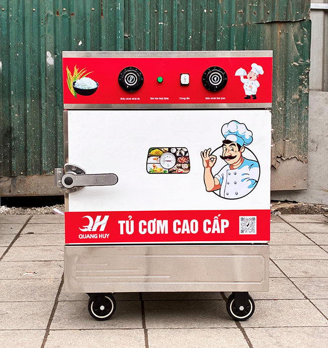 Hướng dẫn sử dụng tủ cơm điện 4 khay inox 201