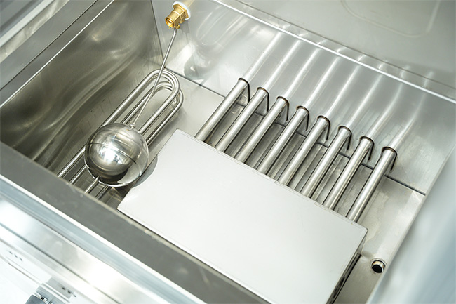 Khoang cấp nước tủ cơm điện 8 khay inox 201
