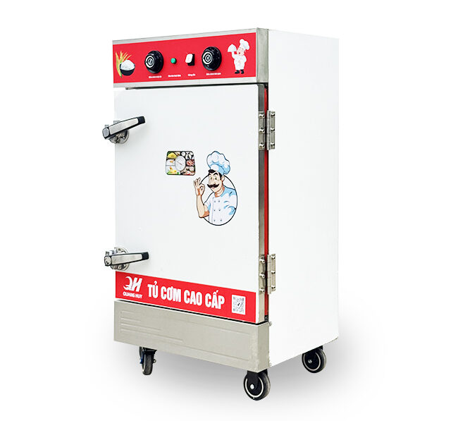 Mua tủ cơm công nghiệp 8 khay điện Quang Huy