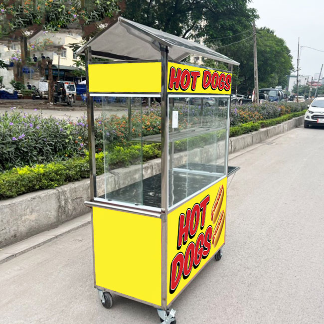 Thiết kế tích hợp đầy đủ khu vực chế biến và trưng bày