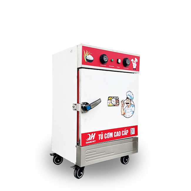 Tủ cơm công nghiệp điện 6 khay inox 201 TC6DL-NK