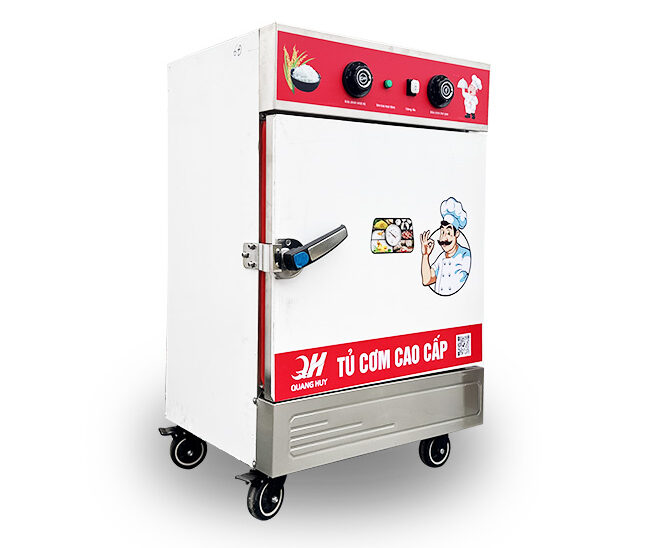 Tủ cơm 6 khay điện phù hợp bếp ăn trường học