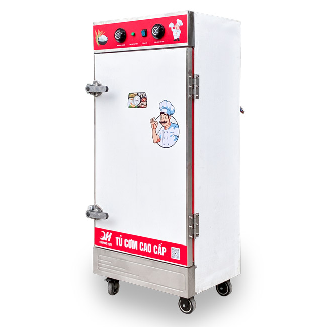 Tủ cơm công nghiệp điện 10 khay inox 201 TC10DL-NK