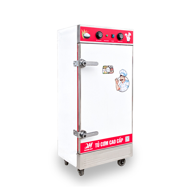 Tủ cơm công nghiệp điện 10 khay inox 201 TC10DL-NK