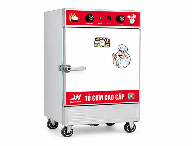 Ưu điểm tủ cơm công nghiệp 6 khay inox 201