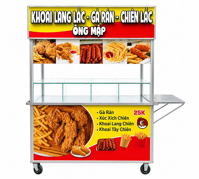 Xe bán khoai lang lắc Quang Huy giá tốt