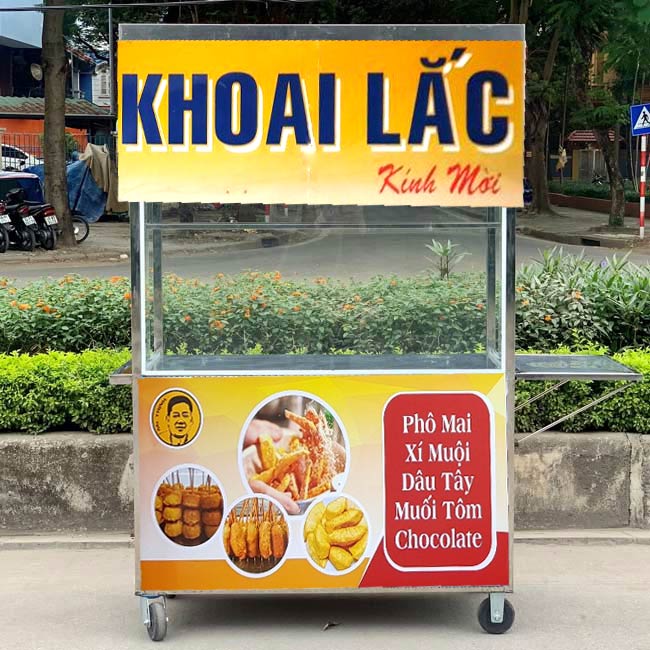 Xe khoai lang lắc