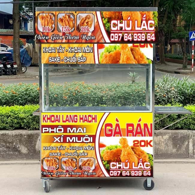 Xe khoai lang lắc chú Lắc