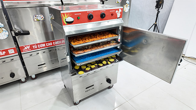 Buồng hấp tủ cơm công nghiệp