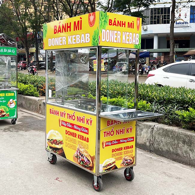 Điểm mạnh xe bánh mì Thổ Nhĩ Kỳ 1m2 mái bằng