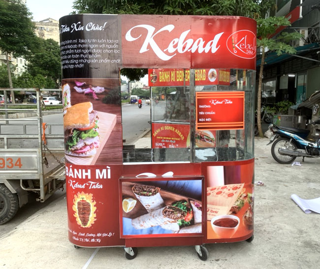 Khu Vực Lắp Đặt Lò Nướng Doner Kebab