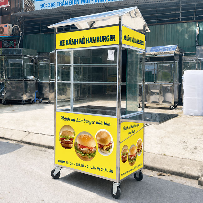 Mẫu xe bánh mì hamburger