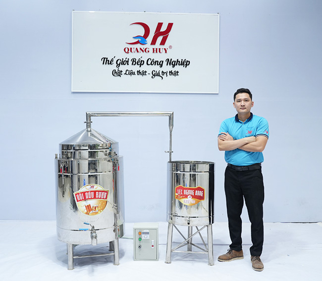 Nồi nấu rượu 50kg