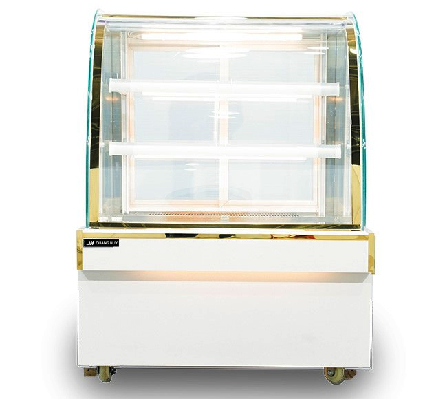 Tủ bánh kem kính cong 90cm