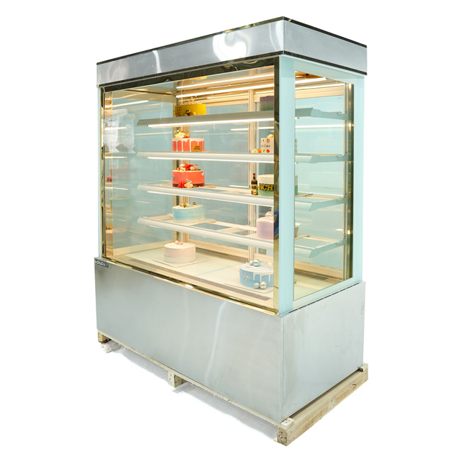 Tủ bánh kem kính vuông