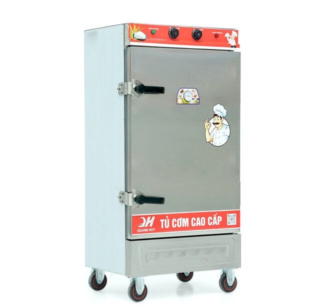 Tủ cơm công nghiệp liền điều khiển