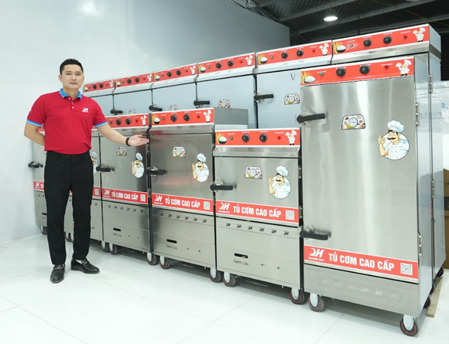 Tủ nấu cơm công nghiệp Quang Huy chất lượng cao
