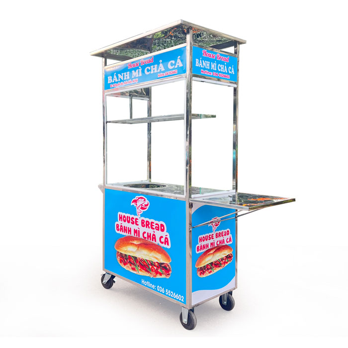 Xe bánh mì chả cá giá tốt