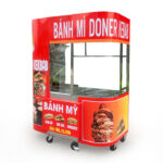 Xe bánh mì Thổ Nhĩ Kỳ 1m8 Kính cong XBM-TNK1.8
