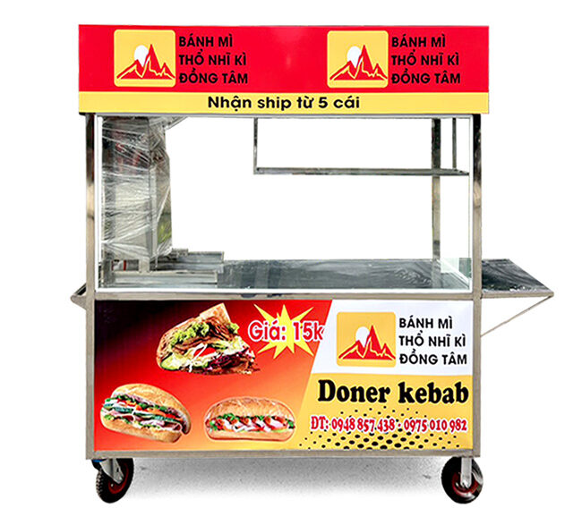 Xe bánh mì Thổ Nhĩ Kỳ thiết kế chuyên dụng