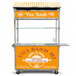 Xe Doner Kebab Vua bánh mì 1m2 mái chùa XBM-TNK1.2-MB