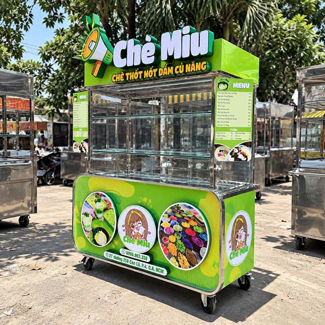 Cách sử dụng và bảo quản xe bán chè