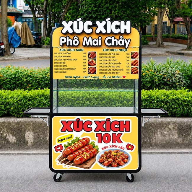Cập Nhật Bảng Giá Xe Bán Xúc Xích Mới Nhất Trên Thị Trường