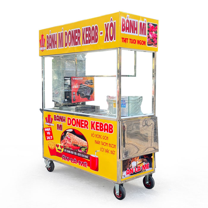 Chọn bảng hiệu cân đối với kích thước xe và không gian