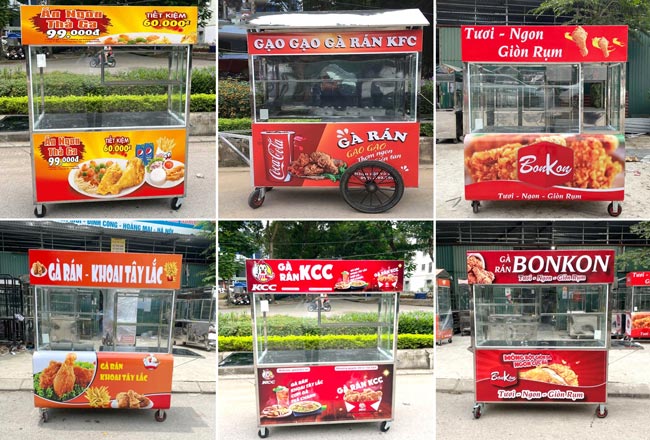 Chọn xe gà rán theo menu và cách bán thực tế