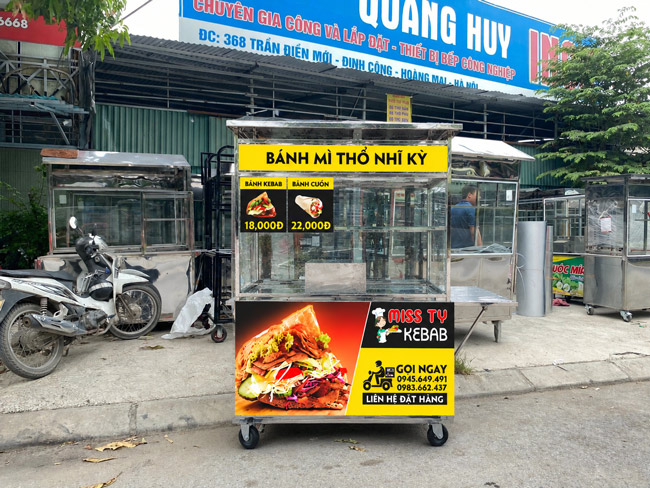 Giá xe bánh mì Thổ Nhĩ Kỳ Miss Ty 1m5 XBM-TNK 1.5 hiện nay và địa chỉ mua xe bánh mì uy tín