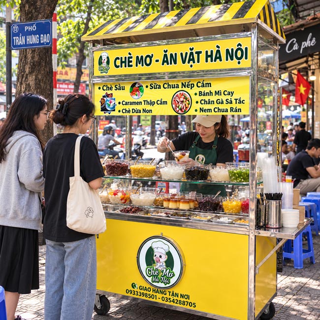 Đối tượng phù hợp sử dụng xe bán chè