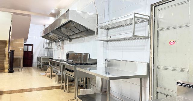 Hoàn thiện dự án thi công bếp nhà hàng Trùng Khánh Thái Bình