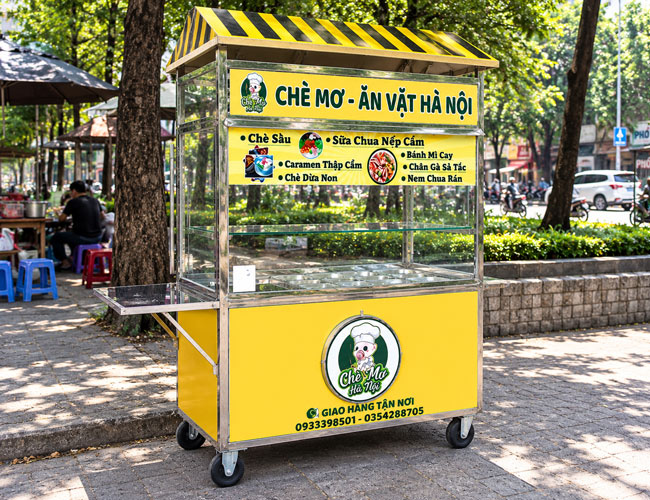 Hướng dẫn sử dụng, bảo quản xe đẩy bán Chè Mơ mái chùa XBC1.2-MA