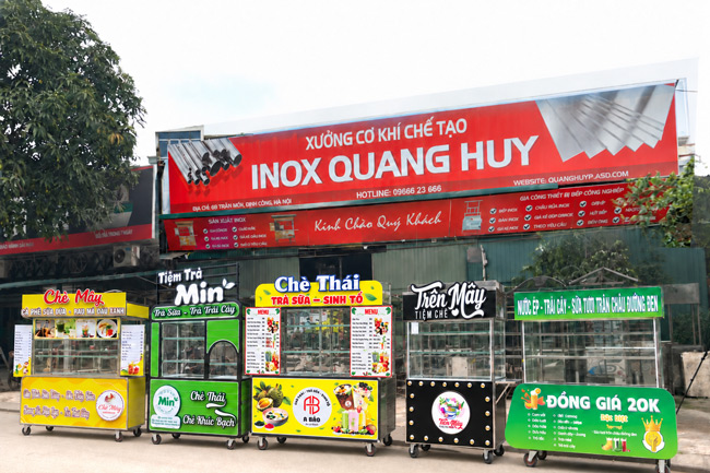 Liên hệ tư vấn xe bán chè phù hợp nhu cầu