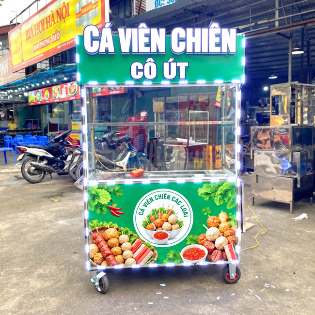 Lợi ích của Xe bán cá viên chiên Cô Út 1m2 mái bằng XI-120-MB