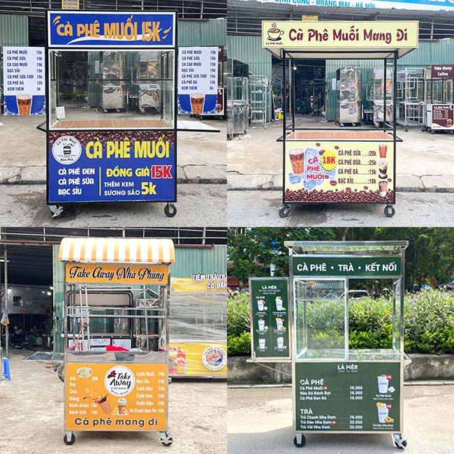 Mẫu xe cà phê mang đi
