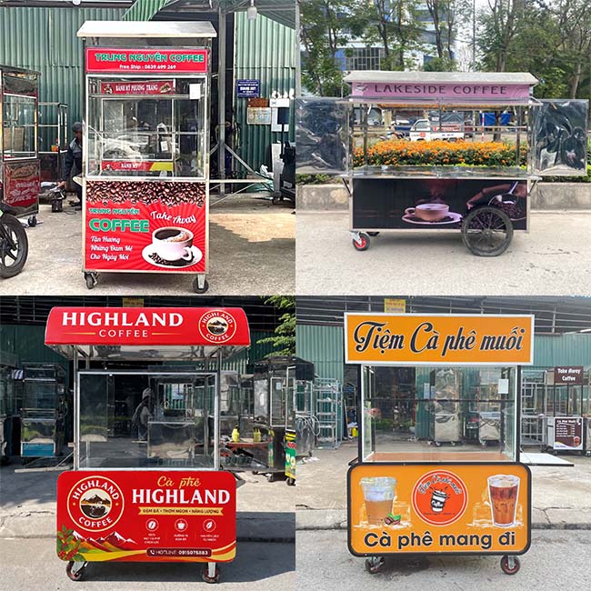 Mẫu xe cà phê mang đi