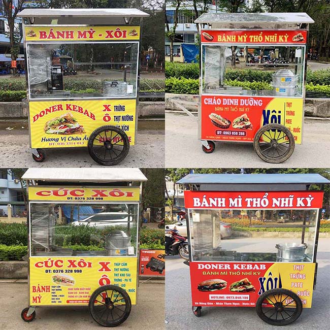 Mẫu xe bán xôi