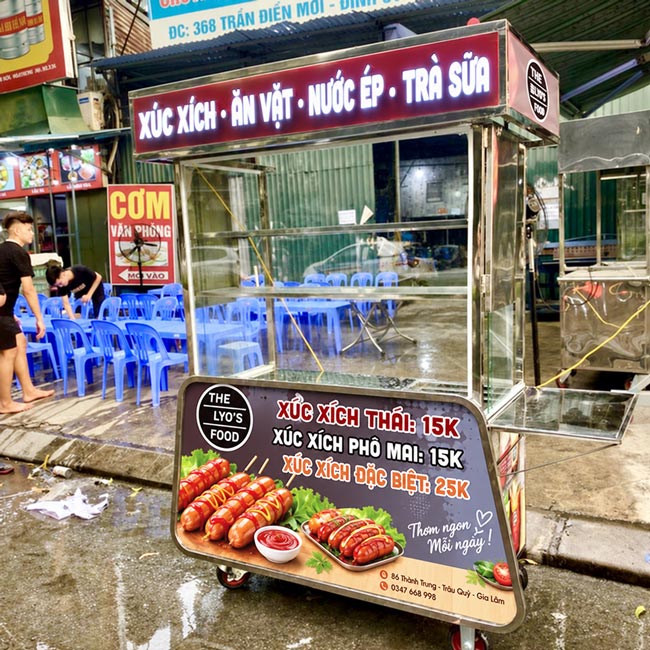 99+ Mẫu Xe Bán Xúc Xích Đẹp, Gọn Gàng Và Dễ Kinh Doanh