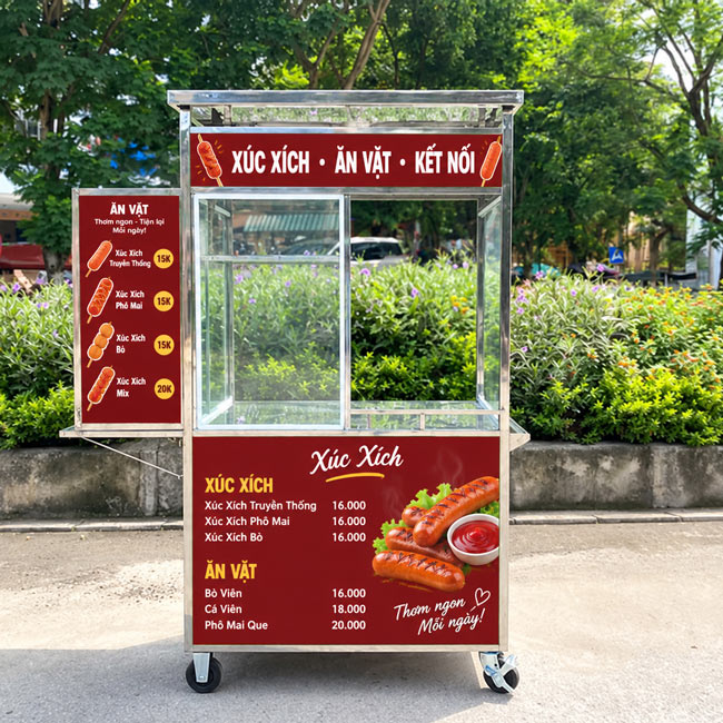 99+ Mẫu Xe Bán Xúc Xích Đẹp, Gọn Gàng Và Dễ Kinh Doanh