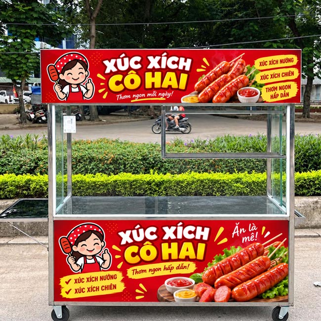 99+ Mẫu Xe Bán Xúc Xích Đẹp, Gọn Gàng Và Dễ Kinh Doanh