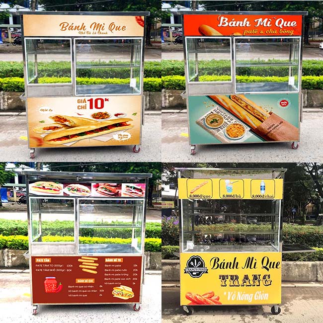 Mẫu xe bánh mì que