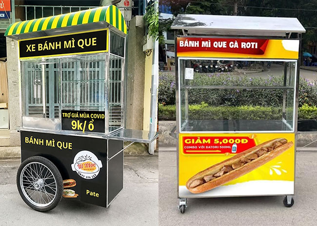 Mẫu xe bánh mì que