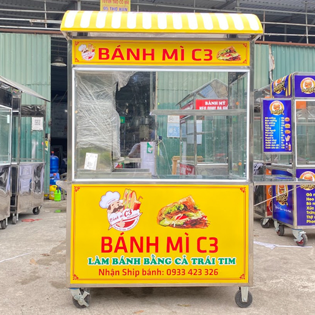 Mức Giá Xe Bánh Mì Inox Tại Bắc Ninh Hiện Nay Có Đắt Không