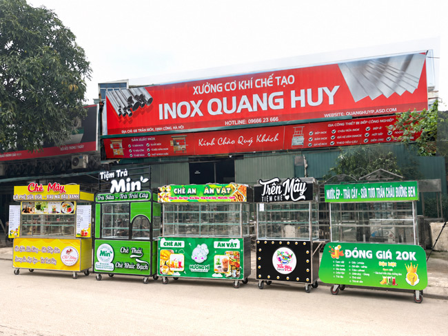 Nên mua Xe bán chè An mái bằng XI-120-MB ở đâu uy tín