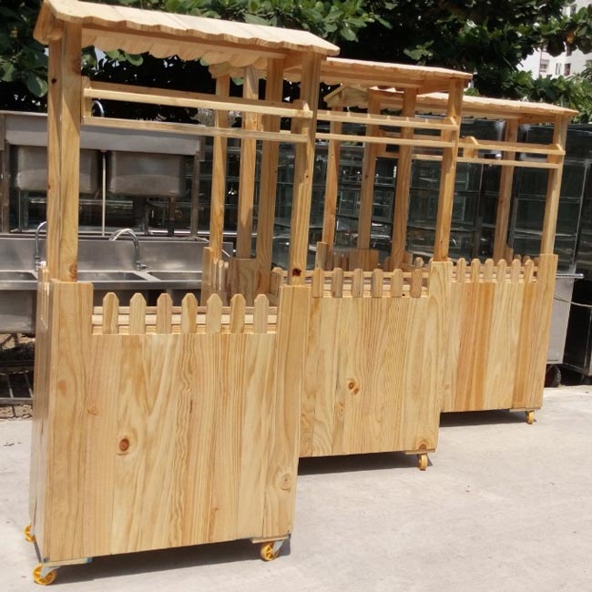 Nhược điểm xe trà sữa gỗ