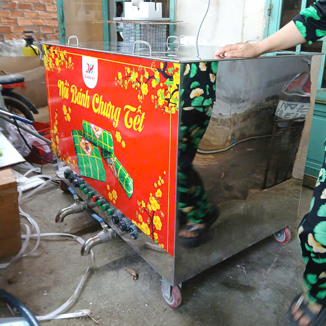 ồi luộc bánh chưng bằng điện có tốn điện không