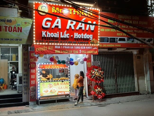 Phù hợp bán trực tiếp kết hợp nhận đơn mang đi và online