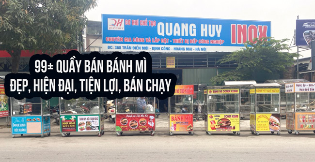 99+ Quầy bán bánh mì: Đẹp, Hiện Đại, Tiện lợi, Bán chạy